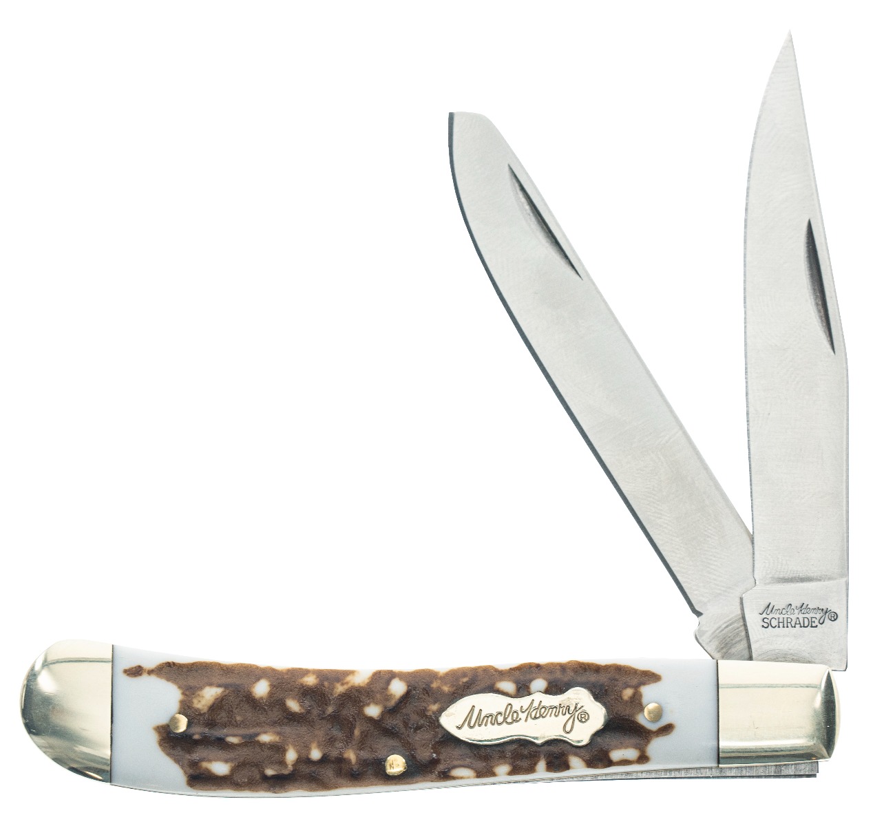 BTI Uncle Henry 285UH Pro Trapper Next Gen Folding Knife 7" Staglon Handle 3.2" Blade 2.8 oz