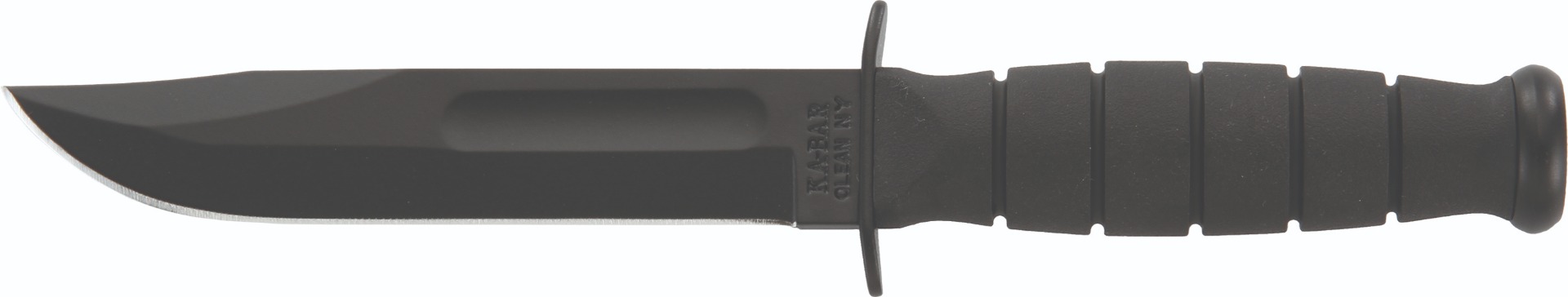 KA-BAR 1258 Short Knife 5.25" Straight Edge with Plastic Sheath - Ka-Bar Knives