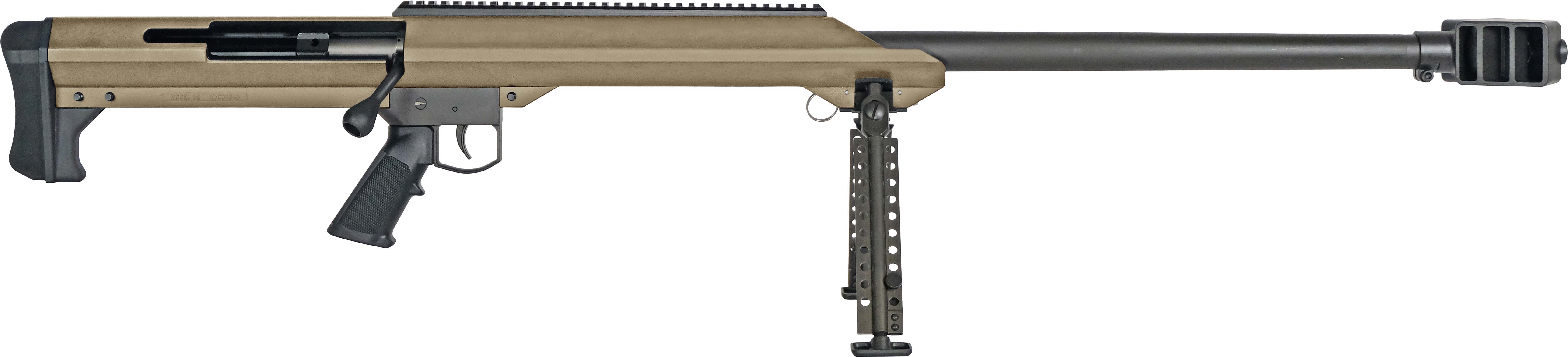 Barretts M99 50 BMG Rifle, 32" Barrel, FDE Cerakote