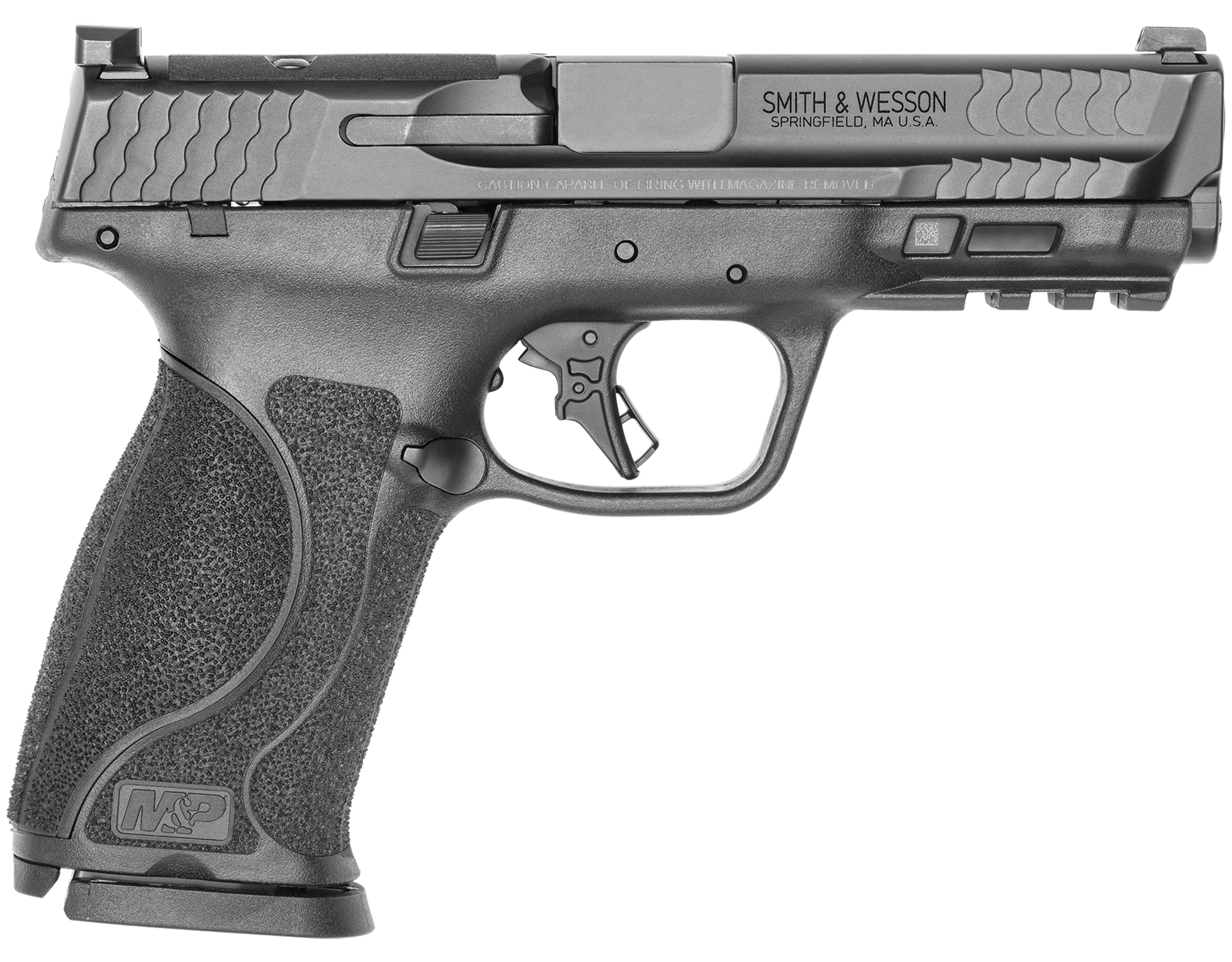 S&W 9MM LUGER 17+1 4.25 Matte Black Armornite Stainless Steel Slide 