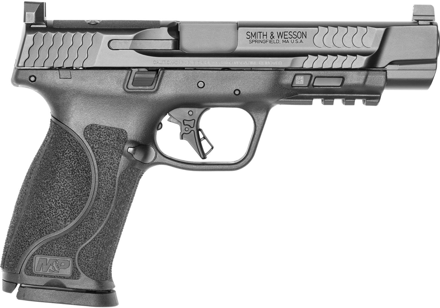 S&W 9MM LUGER 17+1 5.0 Matte Black Armornite Stainless Steel Slide 