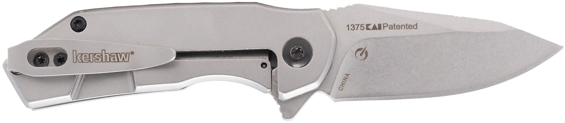 Kershaw 1375 Valve 2.25" Speedsafe Flipper Stainless Steel Scales