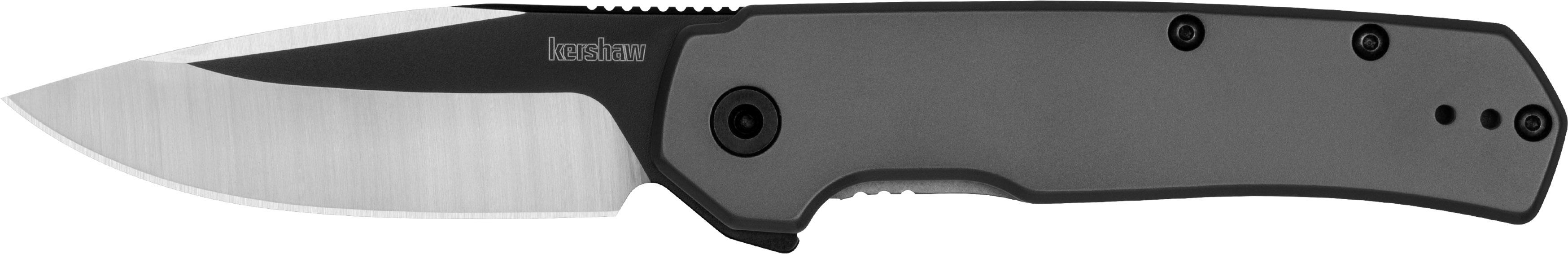 Kershaw 1411 Thermal EDC 2.95" Drop Point Blade Gray PVD Handle Knife