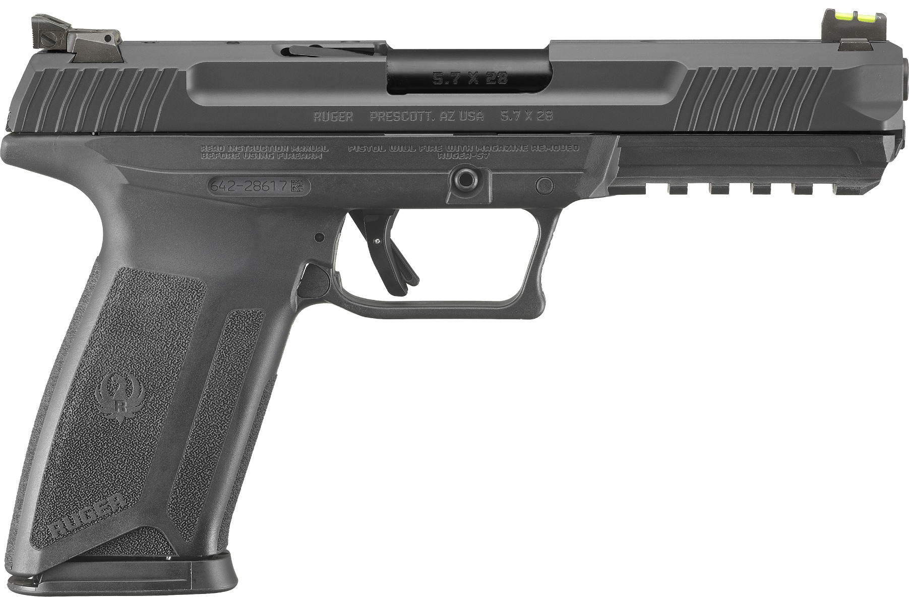 Ruger 16403 Ruger-5.7 Pro 5.7x28mm 20+1 4.94" Black Nitride Alloy... - Ruger - 5.7 x 28mm