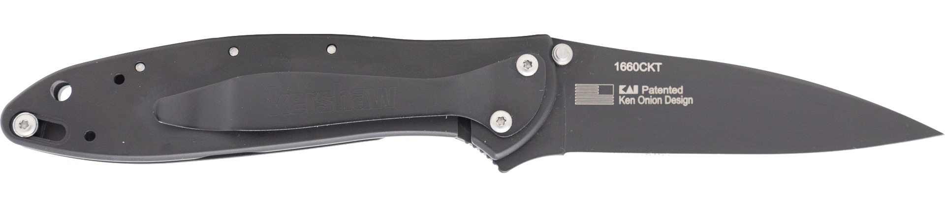 Kershaw Leek Folding Knife/Assisted 14C28N/Satin P