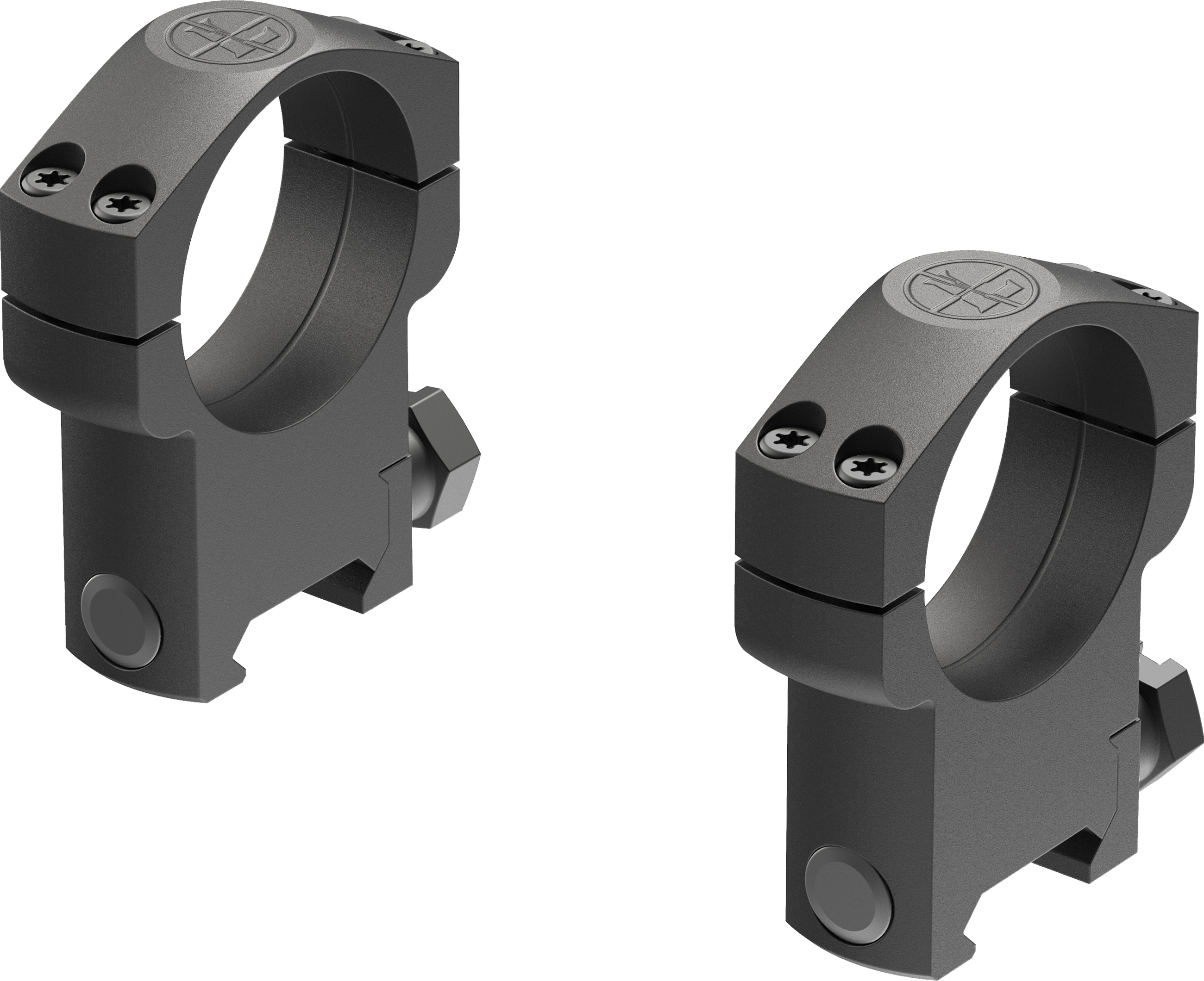 Leupold Mark 4 35mm Super High Aluminum 2-Piece Scope Ring Matte Black