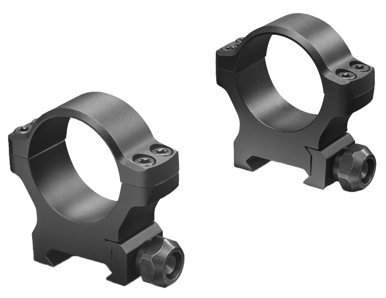 Leupold BackCountry Cross-Slot 1in Low Matte Black Scope Rings (175116)