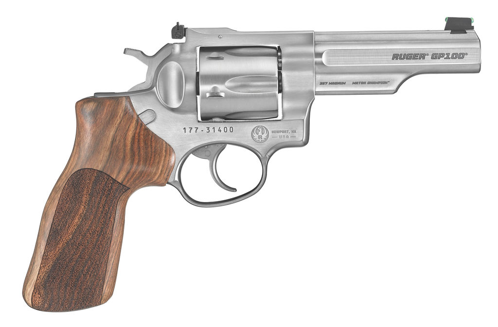 Ruger GP100 Match Champion 357 Mag 4.2in 6rd Satin Stainless Revolver 1755