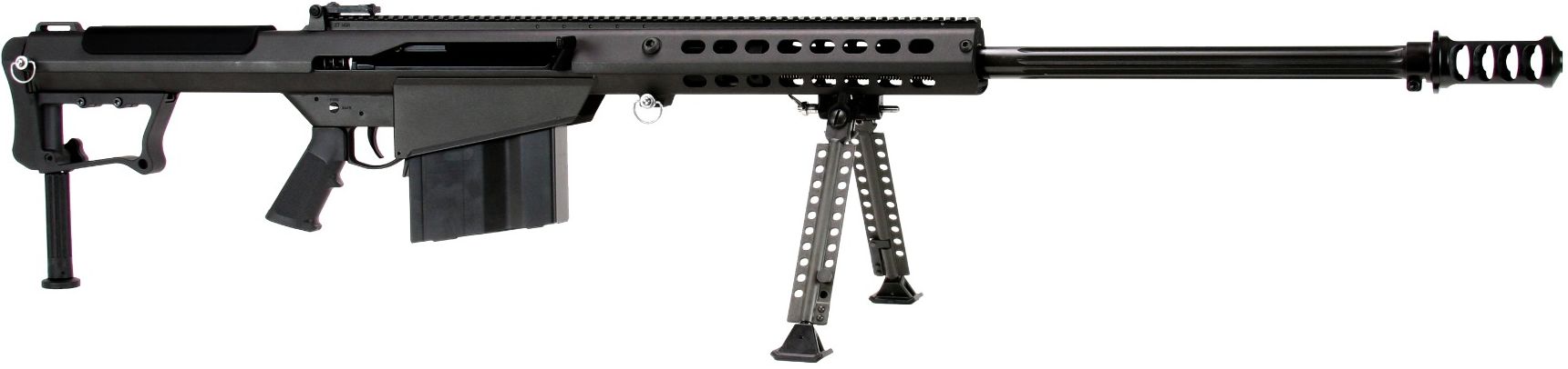 Barrett M107A1 50 BMG 29" Semi-Auto Rifle Black Cerakote - Barrett - 50 BMG