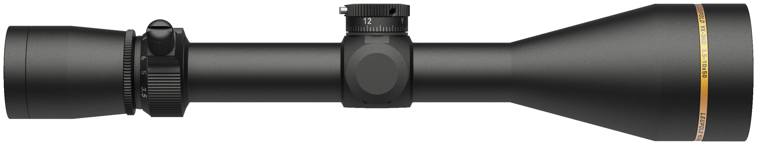 Leupold VX-3HD 3.5-10x50 Rifle Scope w/ CDS-ZL Duplex Reticle Matte Black