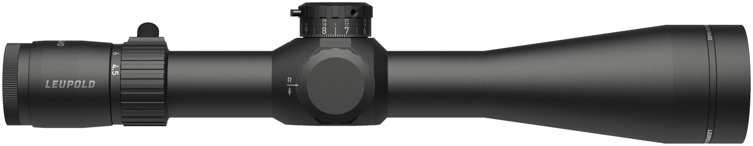 Leupold 183624 Mark 4HD Matte Black 4.5-18x52mm 34mm Tube Illuminated...