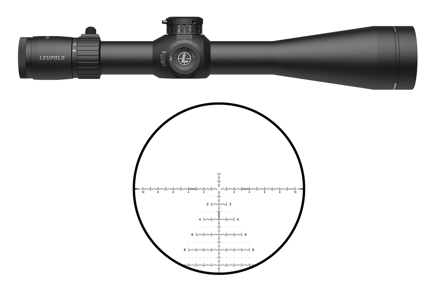 Leupold 183970 Mark 4HD 8-32x56 PR2-MIL Ultra-Light Black Scope