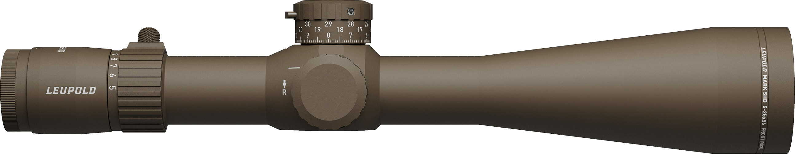 Leupold Mark 5HD 5-25x56mm FFP PR2-MIL Reticle Dark Earth Riflescope 185071