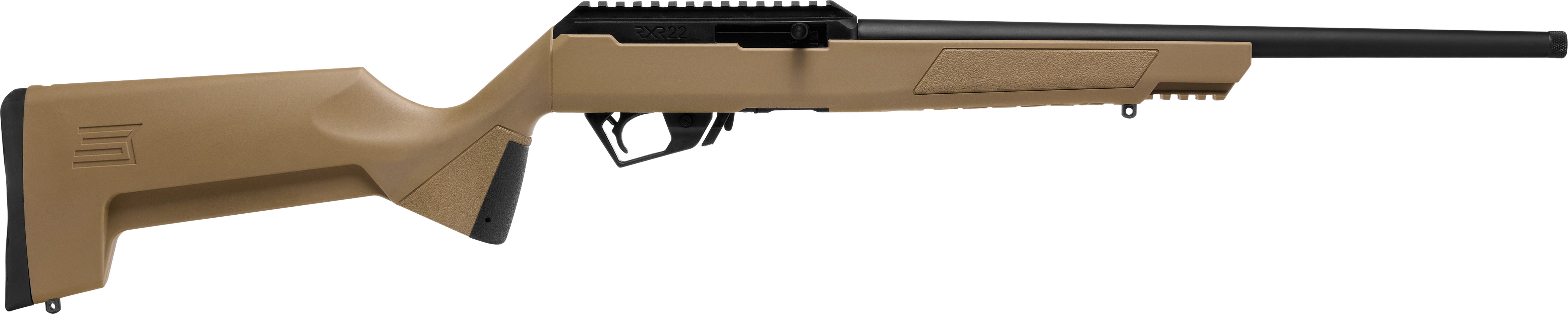 Savage Arms RXR22 Semi-Auto Rifle.22 LR 10rd Magazine 16.5" Threaded Barrel FDE Polymer Stock