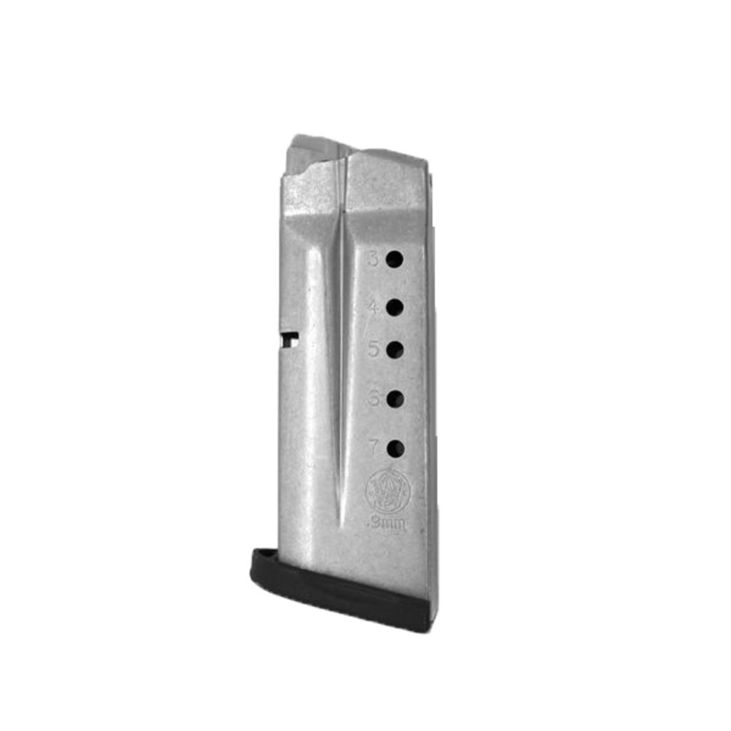 Smith & Wesson Magazine 9MM 7Rd Fits Shield Stainless 199350000 - Smith & Wesson - 9MM