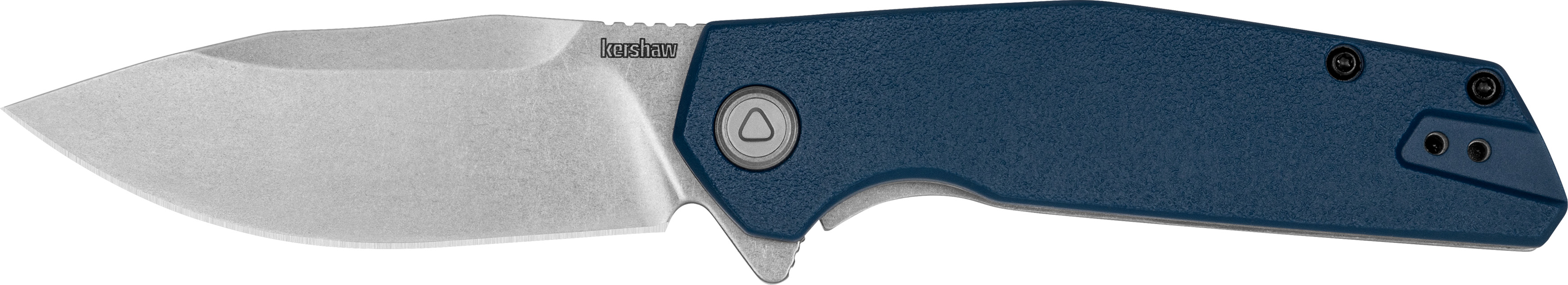 Kershaw 2036 Lucid Folding Knife 3.2 in Blue Stonewashed 8Cr13MoV Blade