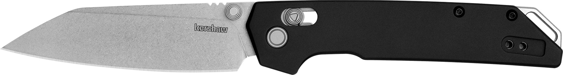 Kershaw Iridium - 3.4" Reverse Tanto Folding Knife, Black