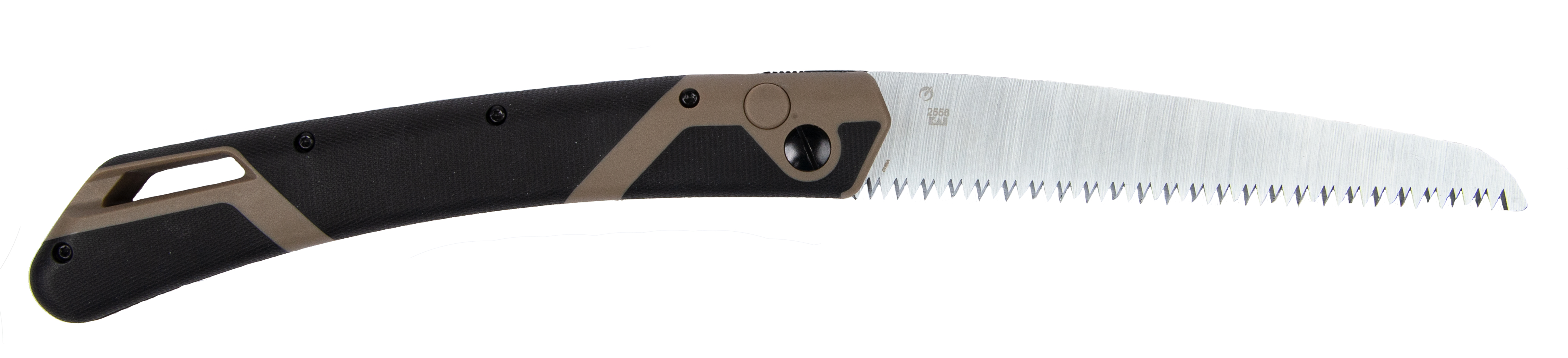 Kershaw Taskmaster Saw 2 7" Folding Knife Silver Tan Handle Model 2556
