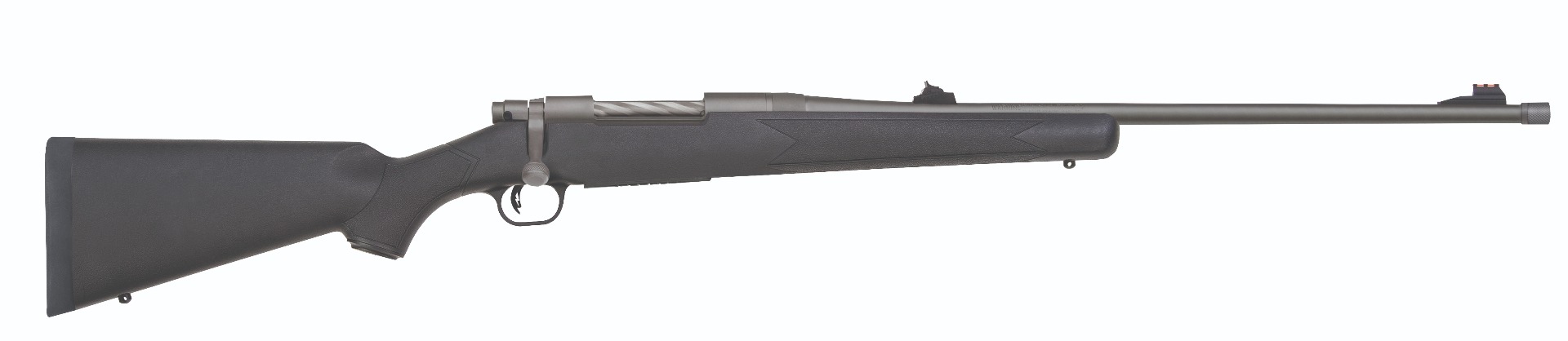 Mossberg Patriot 28136 338 Win Mag 3+1 24" Stainless Cerakote Fluted Barrel Black Right Hand - Mossberg - 338 Winchester M