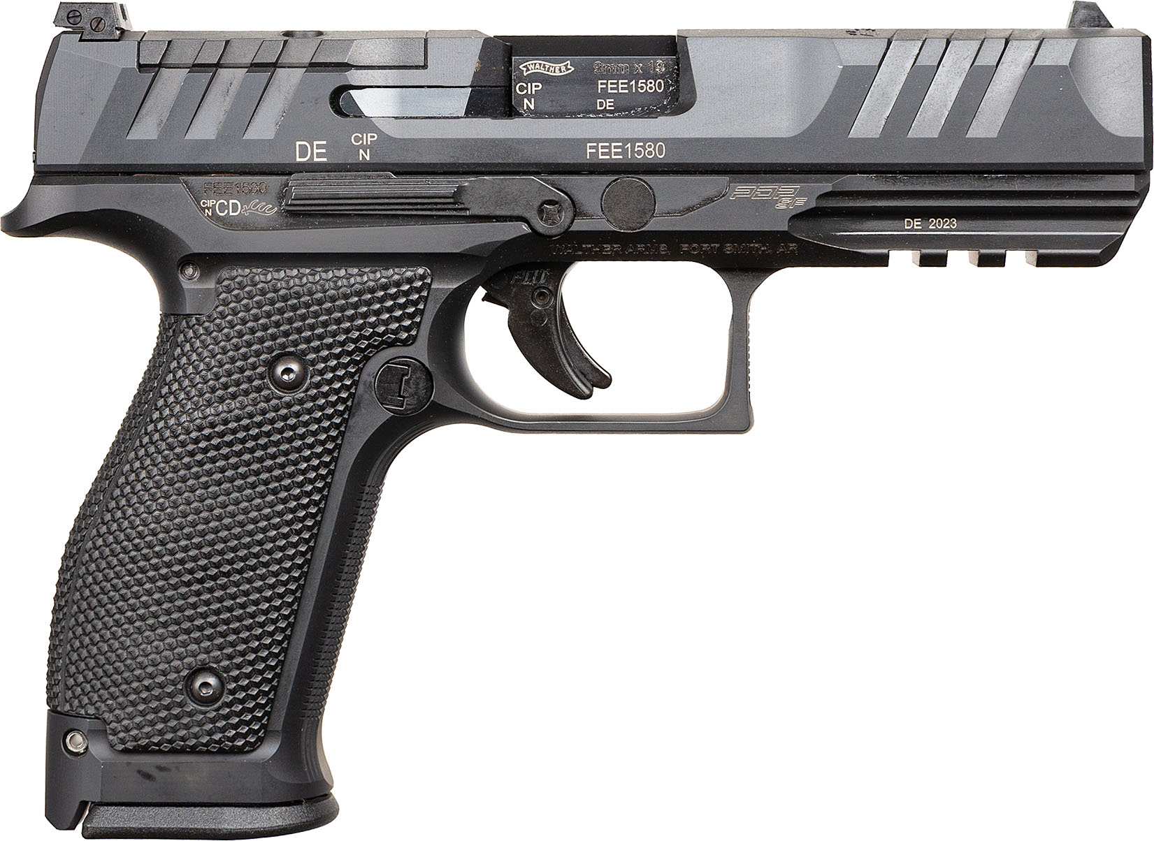 Walther PDP SF Match Compact 9mm 4.5" Barrel 18-Round Black Steel-img-0