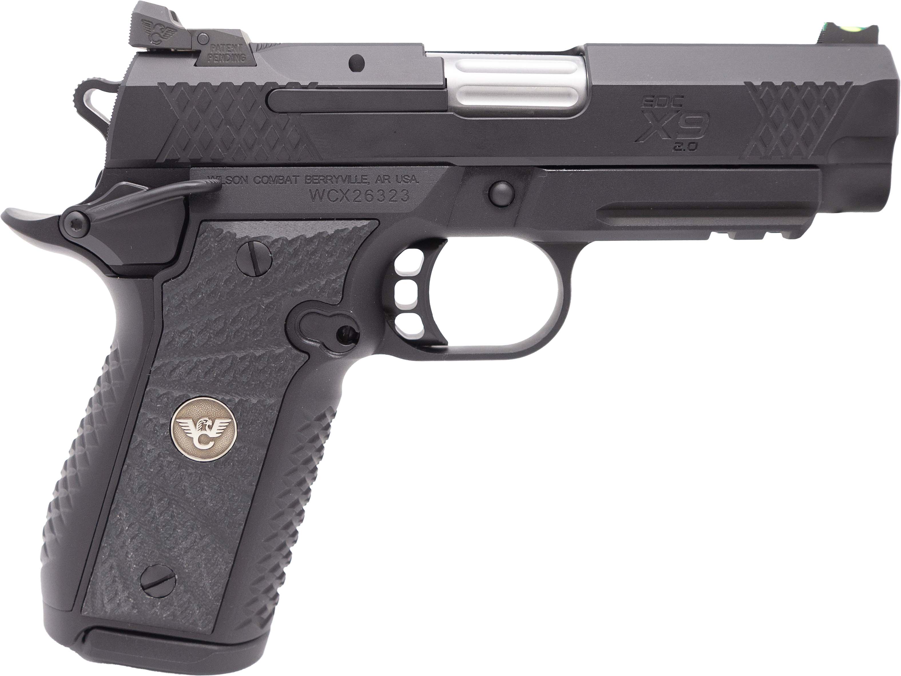 Wilson Combat EDC X9 2.0 9mm Semi-Auto Pistol - 4" Black DLC, 15+1 Capacity