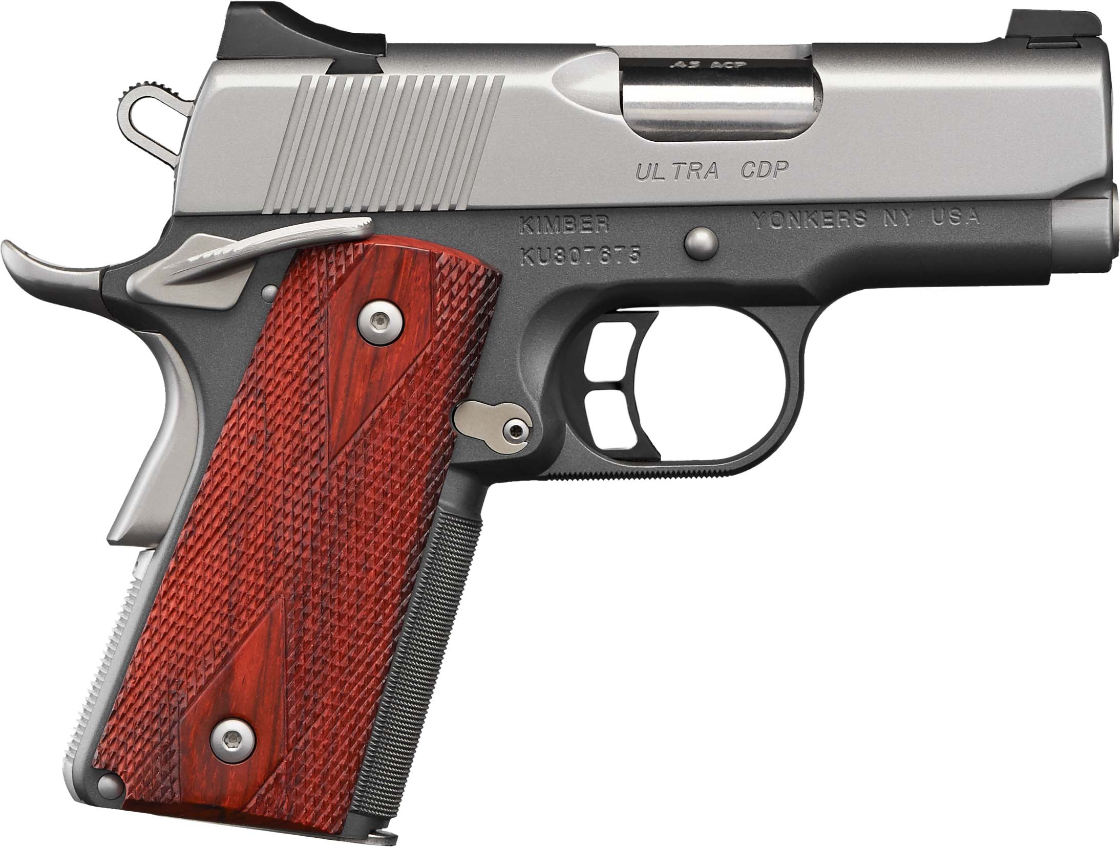 Kimber 3000245 Ultra CDP .45ACP Pistol, Tritium Sights, 7rd, Two-Tone