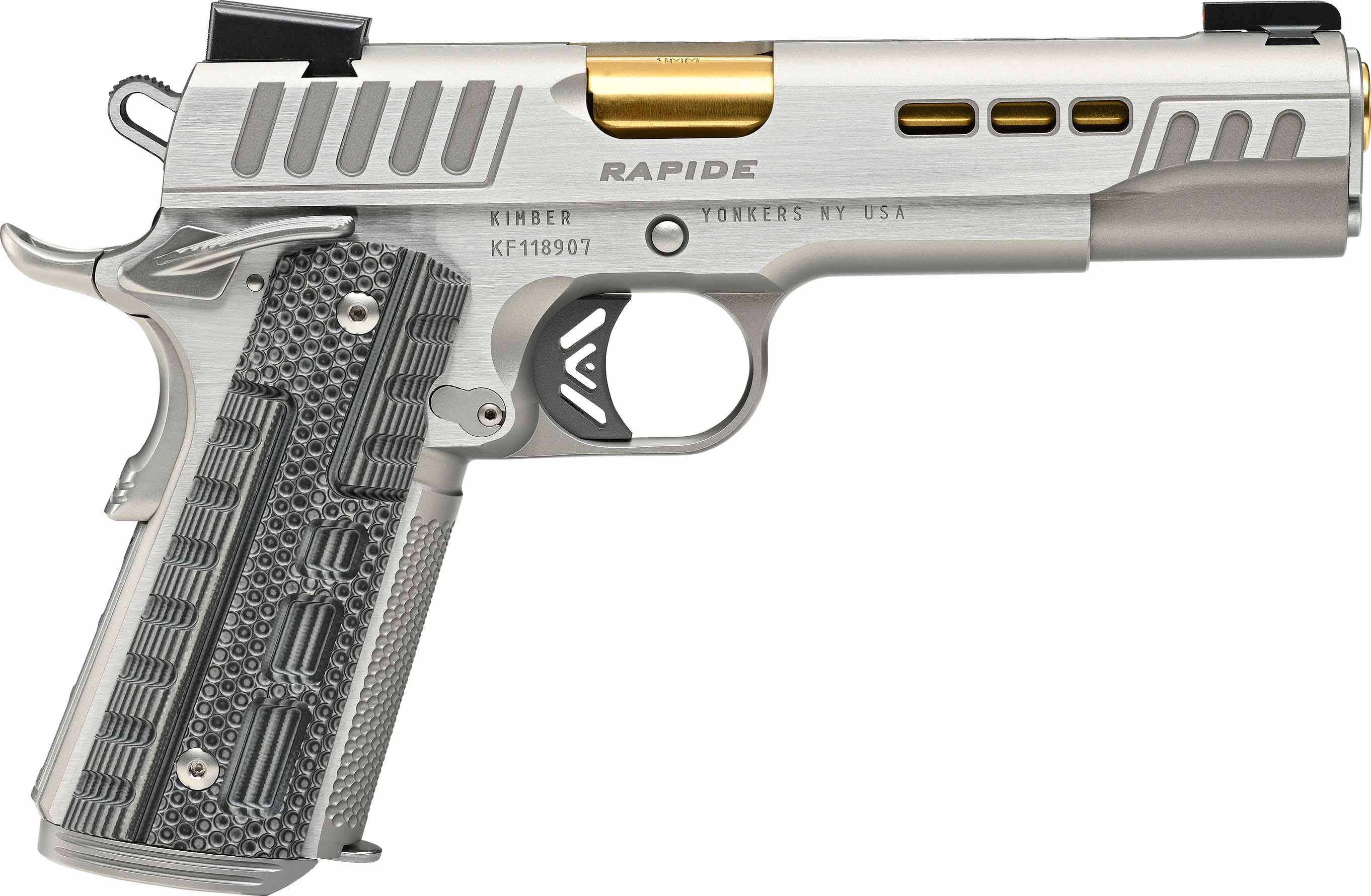 Kimber Rapide Dawn Pistol 9mm 5.25 in. barrel rd capacity grey stainles - Kimber - 9mm
