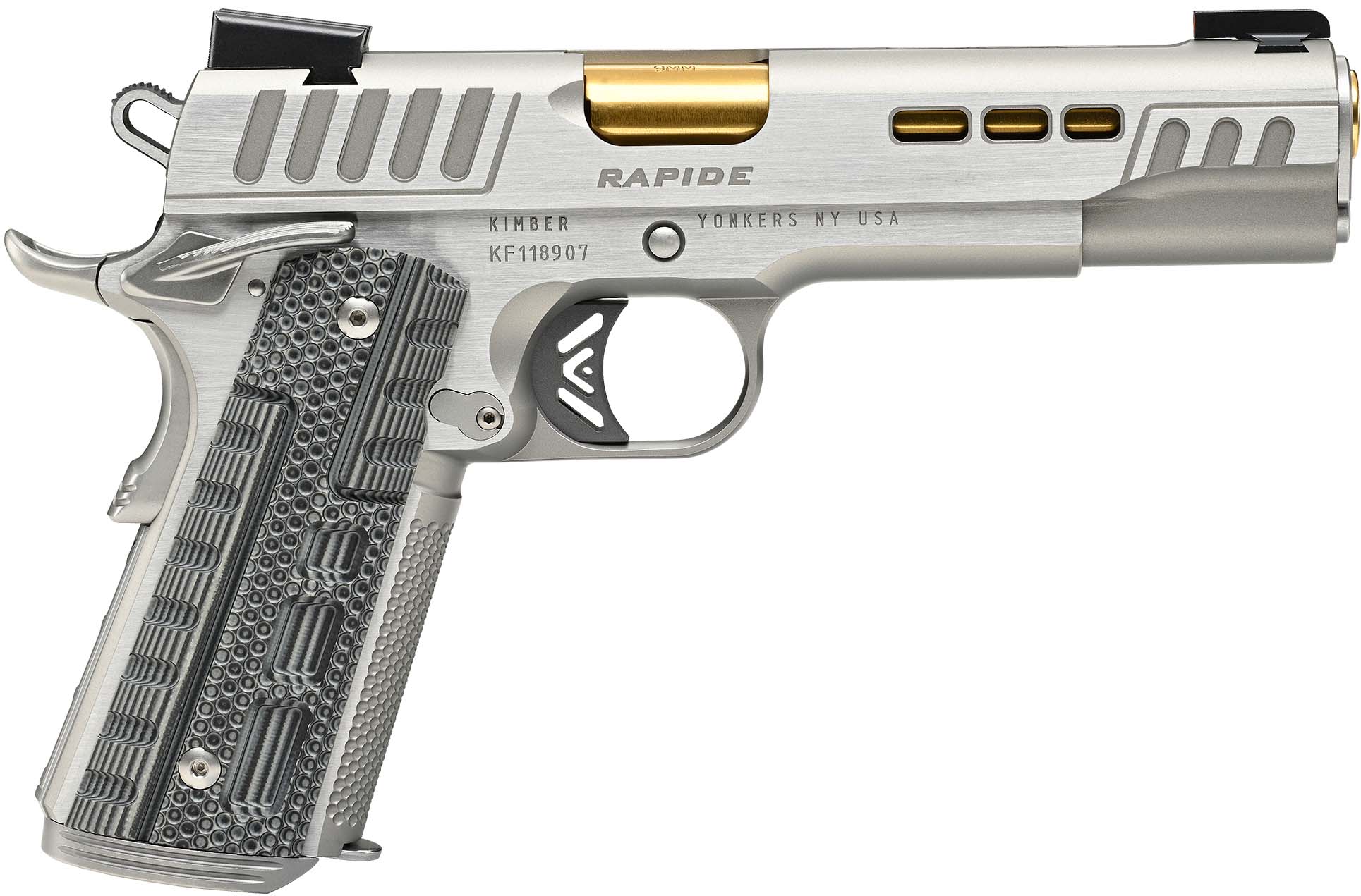 Kimber Mfg.inc 3000423CA Rapide Dawn (CA) (MA) 45 ACP 8+1 5" KimPro... - Kimber - 45 ACP