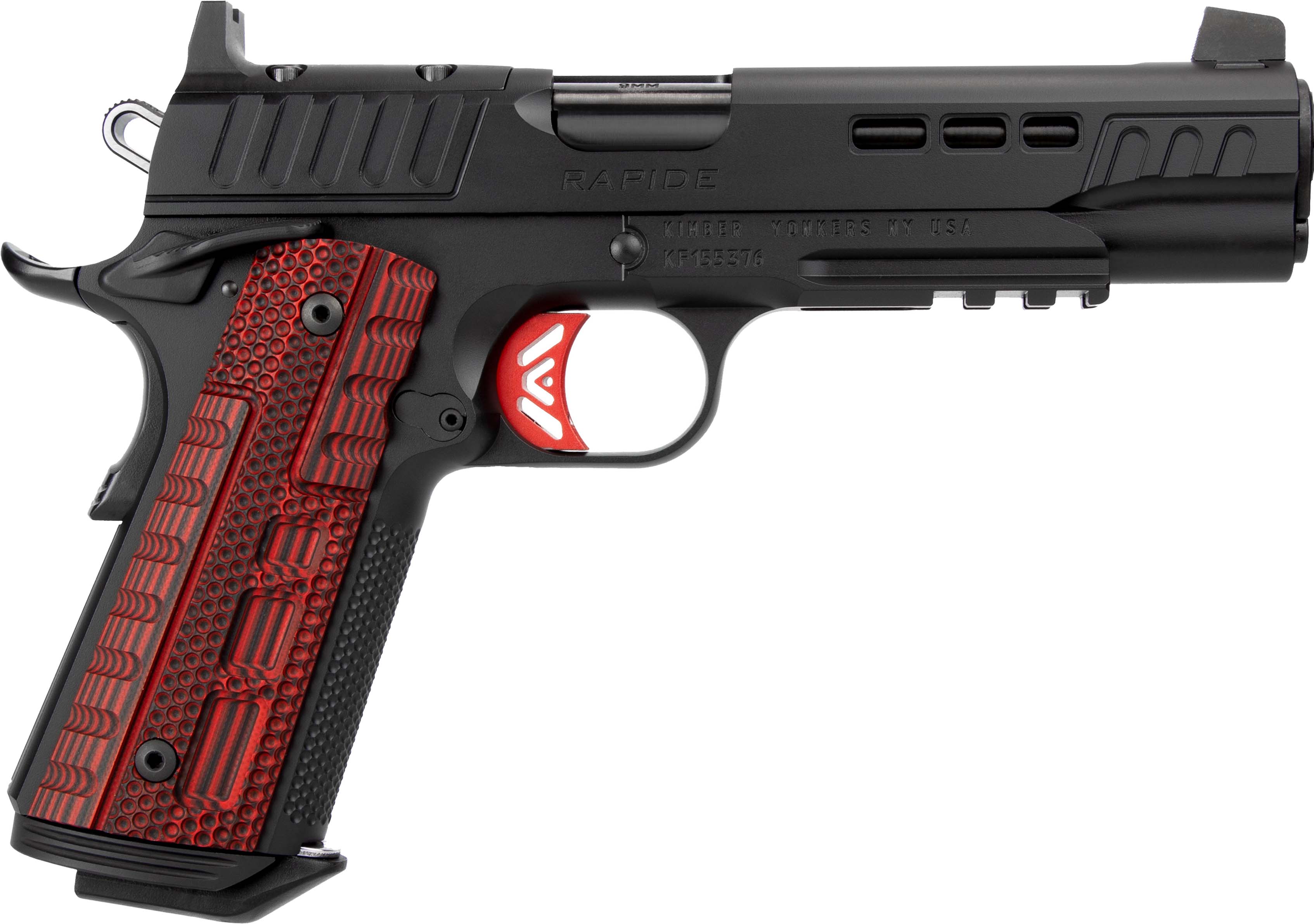Kimber Mfg.inc 3000452 Rapide Heat 45 ACP 8+1 5.50" Black DLC Steel...