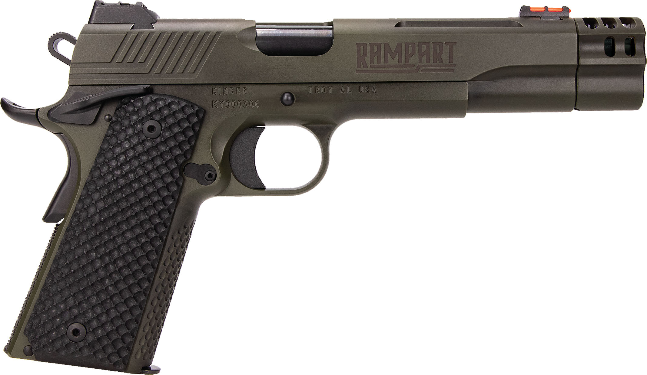 Kimber Mfg.inc 3000468 Rampart 10mm 8+1 5" Cerakote Stainless Steel... - Kimber - 10MM AUTO