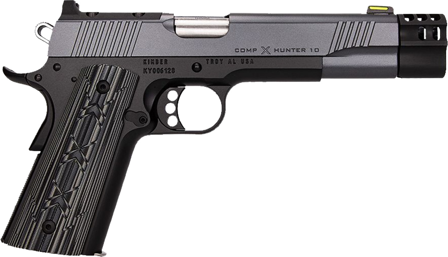 Kimber 3000470 Comp X Hunter 10mm Pistol 8+1, 5" Barrel, G-10 Grips - Kimber - 10mm