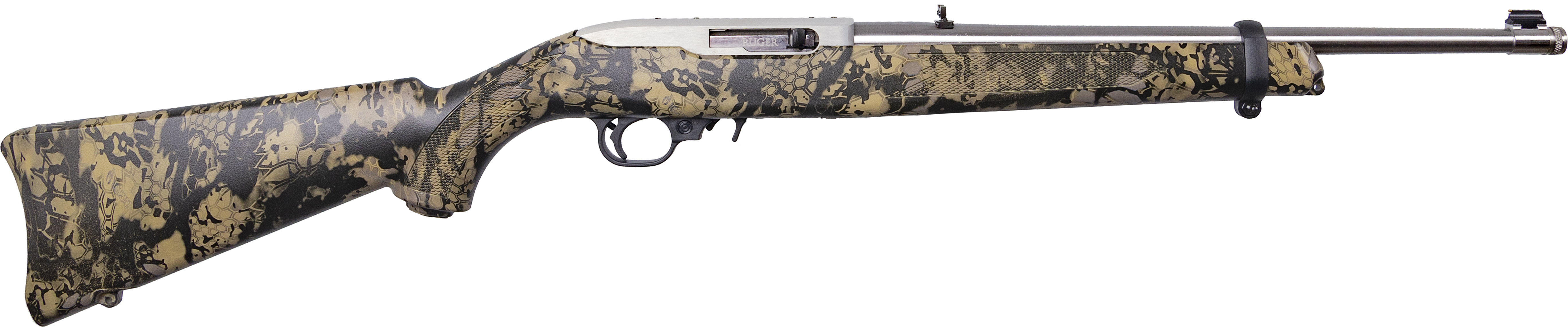 Ruger 10/22 22 LR 16.12 in Stainless Steel 10+1 Capacity Camo Stock