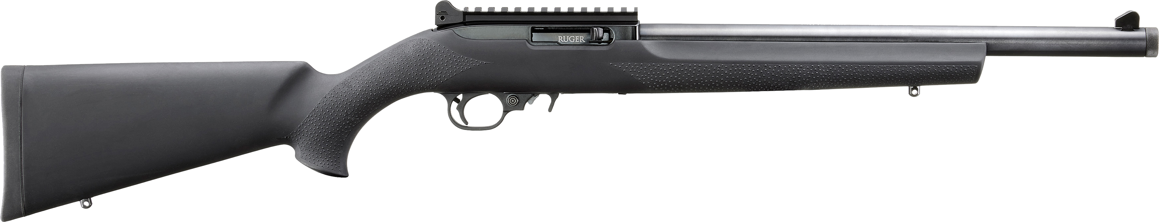 Ruger 10/22 CARBINE 22LR Black Hogue OverMolded Stock Capacity 10