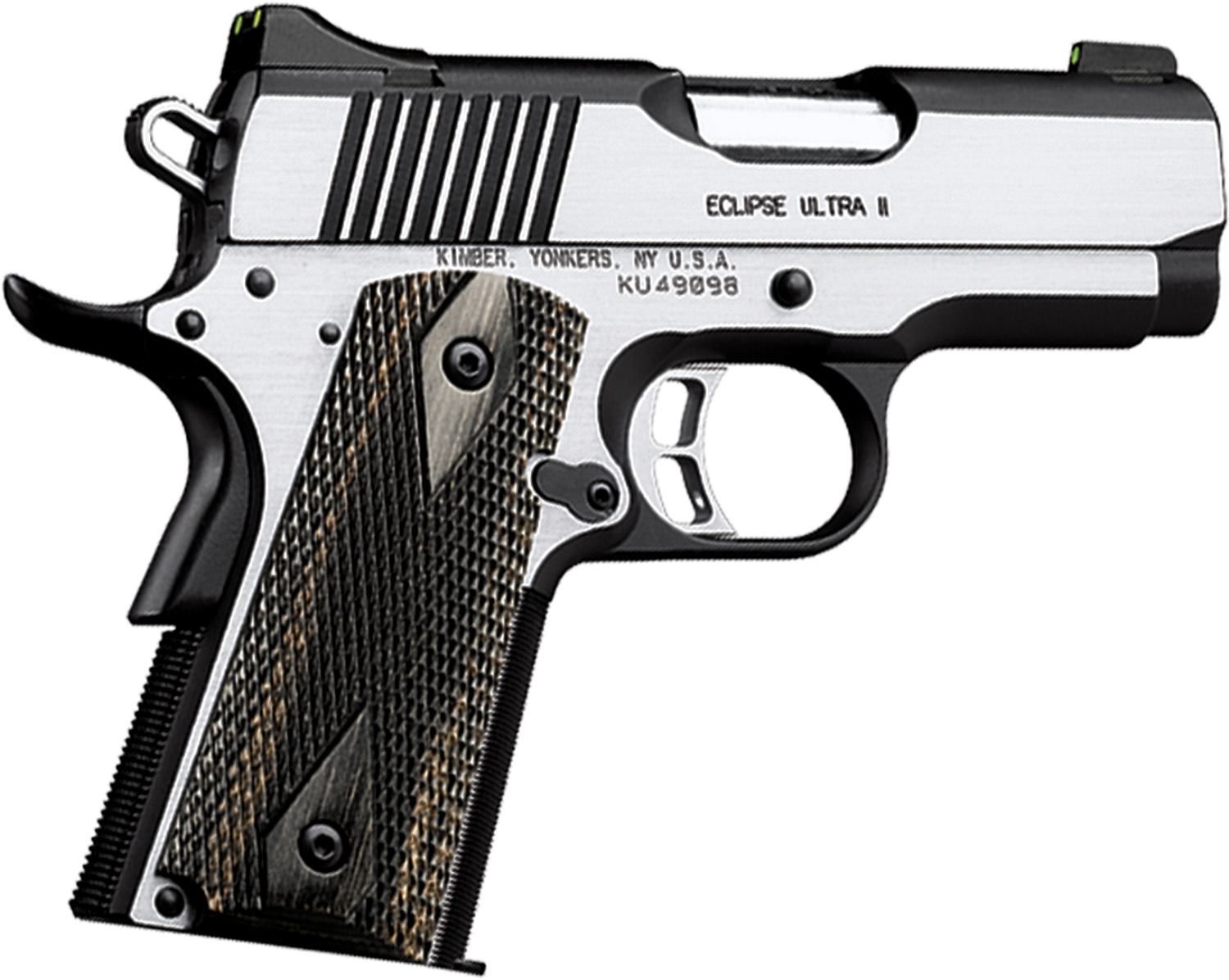 KIMBER Eclipse Ultra II .45 ACP 3in 7rd Semi-Auto 1911 Pistol (3200042CA) - Kimber - 45 ACP