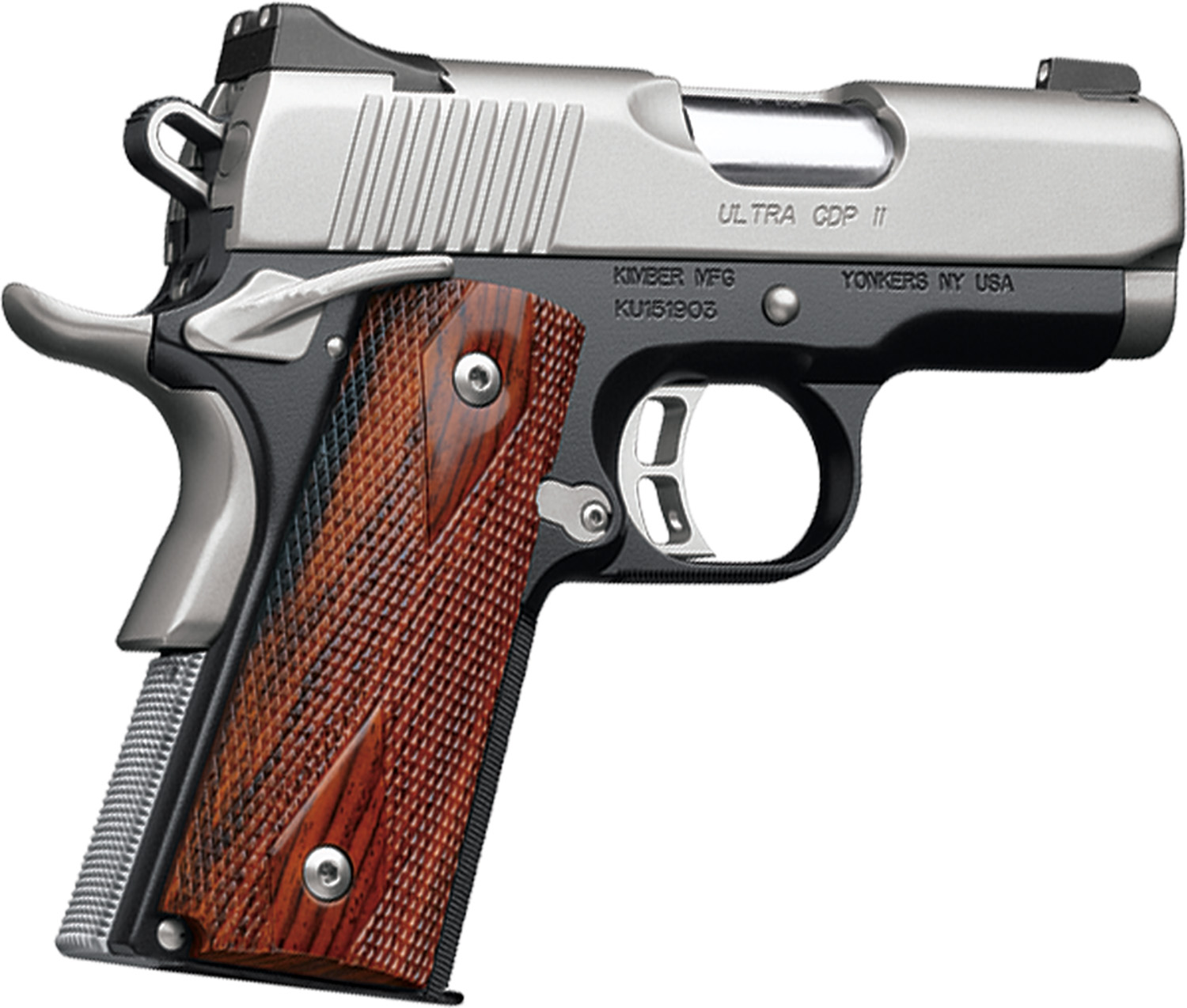 Kimber Mfg.inc 3200057CA Ultra CDP II (CA) 45 ACP 7+1 3" Satin Silver - Kimber - 45 ACP