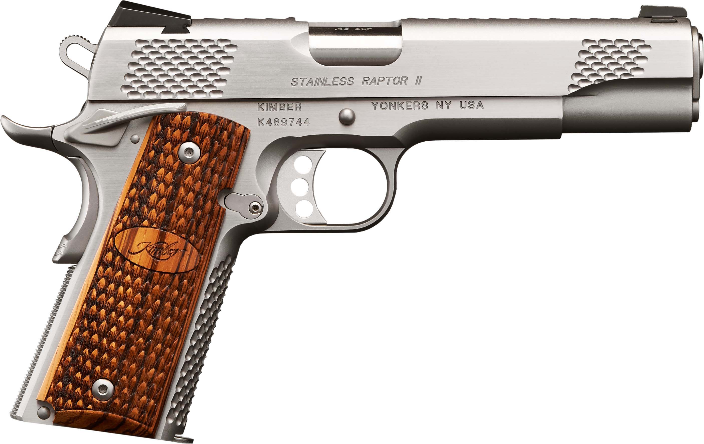 Kimber Mfg Inc 3200181 Raptor II Ultra 45 ACP 8+1 5" Stainless Match... - Kimber - 45 ACP