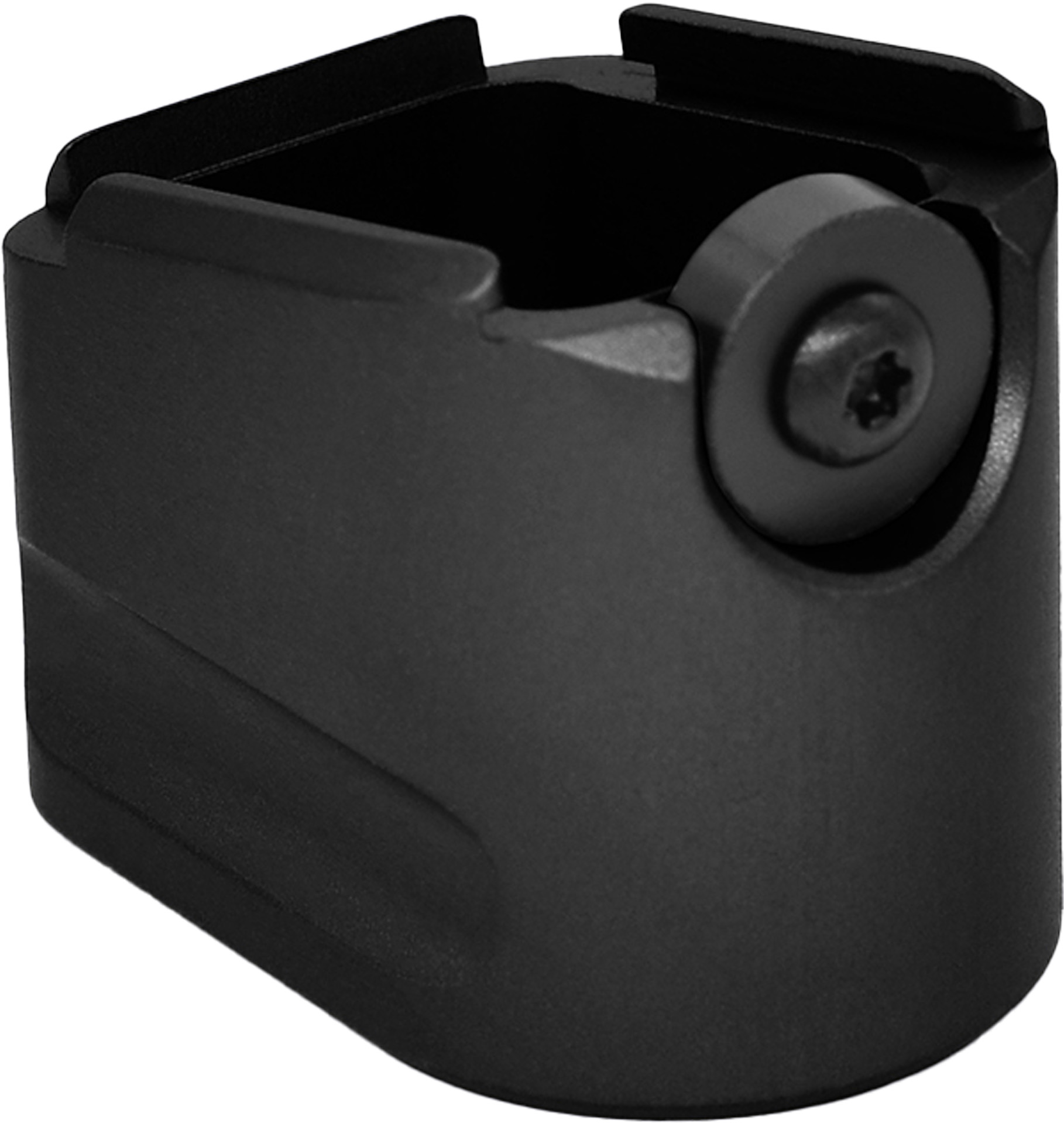 Warne MESW54BLK Magazine Extension made of 6061-T6 Aluminum with Hardco...