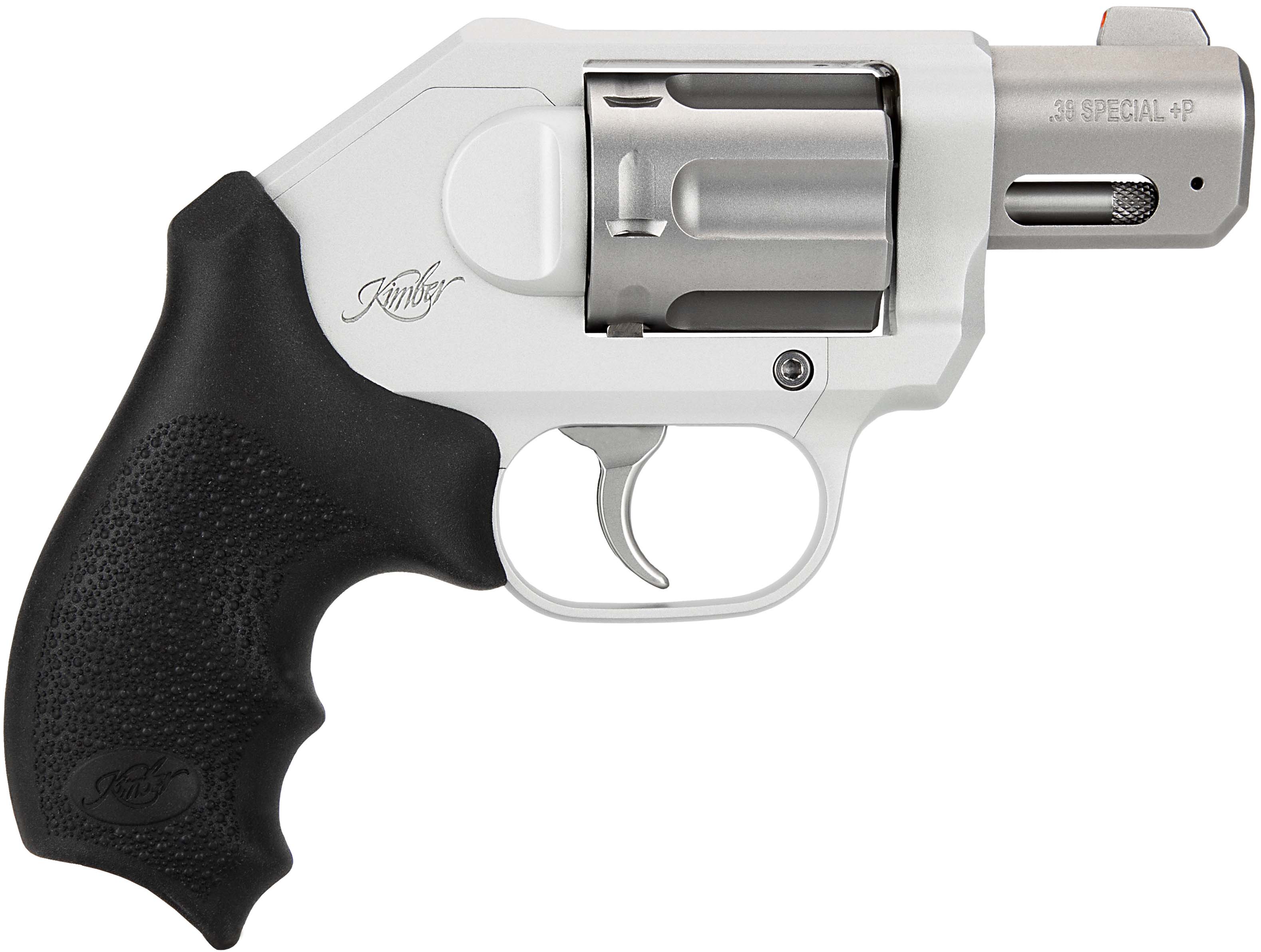 Kimber K6xs 38SPL + P 2" Silver 6rd KimPro II, High Contrast Sight, Hogue Grips