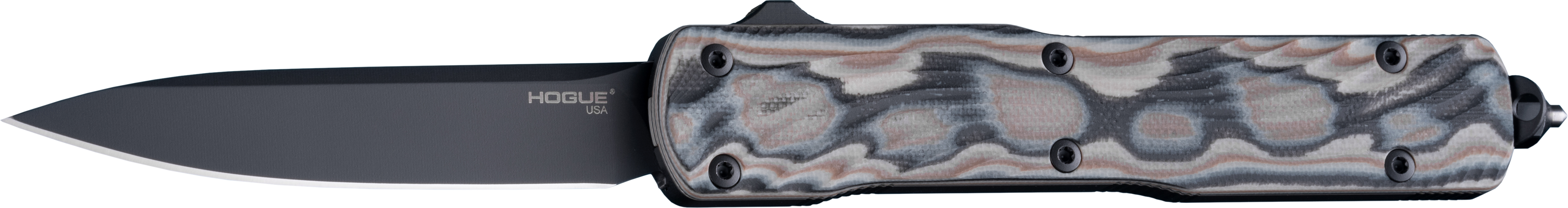 Hogue 34877 Counterstrike 3.35" OTF Black FDE G10 Drop Point 20CV