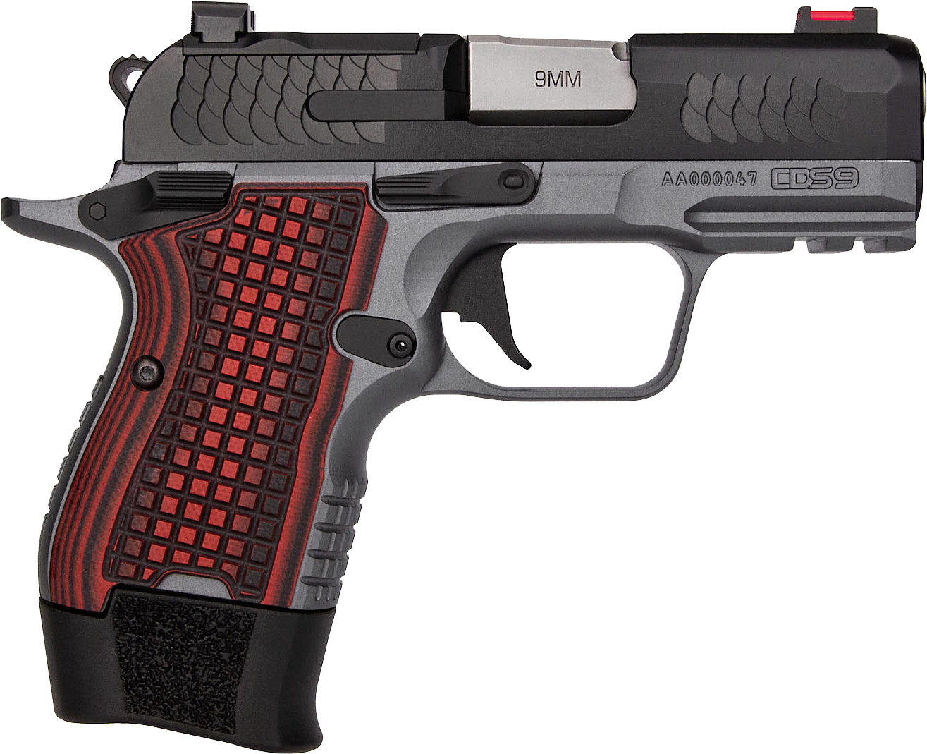 Kimber SDS9 Compact 9MM Pistol: 3.18" Barrel, Optics Ready, Black & Gray, 2 Mags - Kimber - 9mm