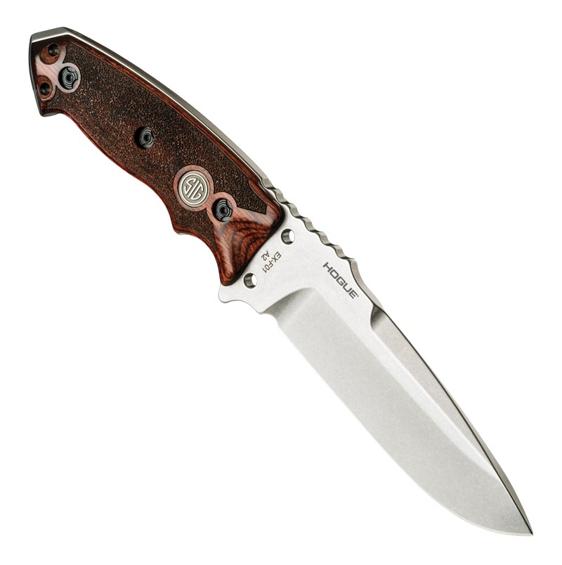Hogue SIG EX-F01 Stainless Elite Fixed Blade: 5.5" Drop Point - Tu...