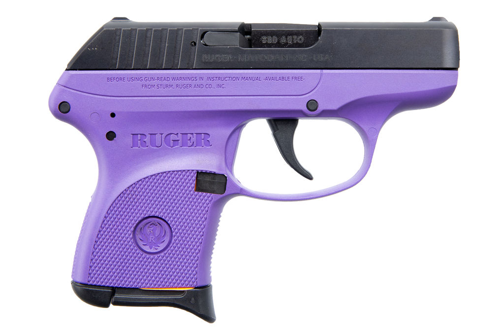 Ruger 3725 LCP Lady Lilac 380 ACP, 2.75" Blue Barrel, Semi-Auto Pistol, 6-Round Capacity, Purple Polymer Frame - Ruger - 380 ACP