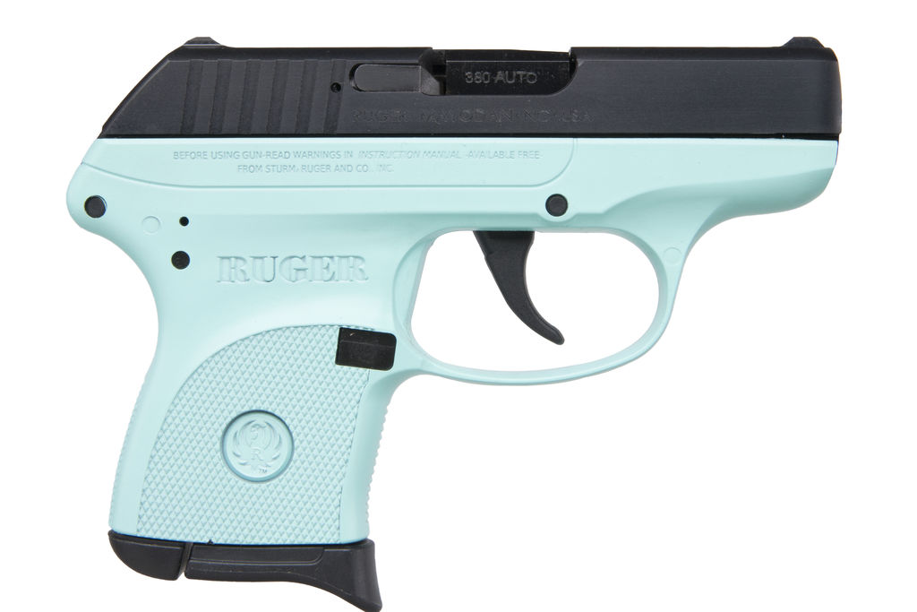 Ruger LCP 3746 .380 Auto 2.75 in Blue Turquoise Cerakote 6 Round DAO