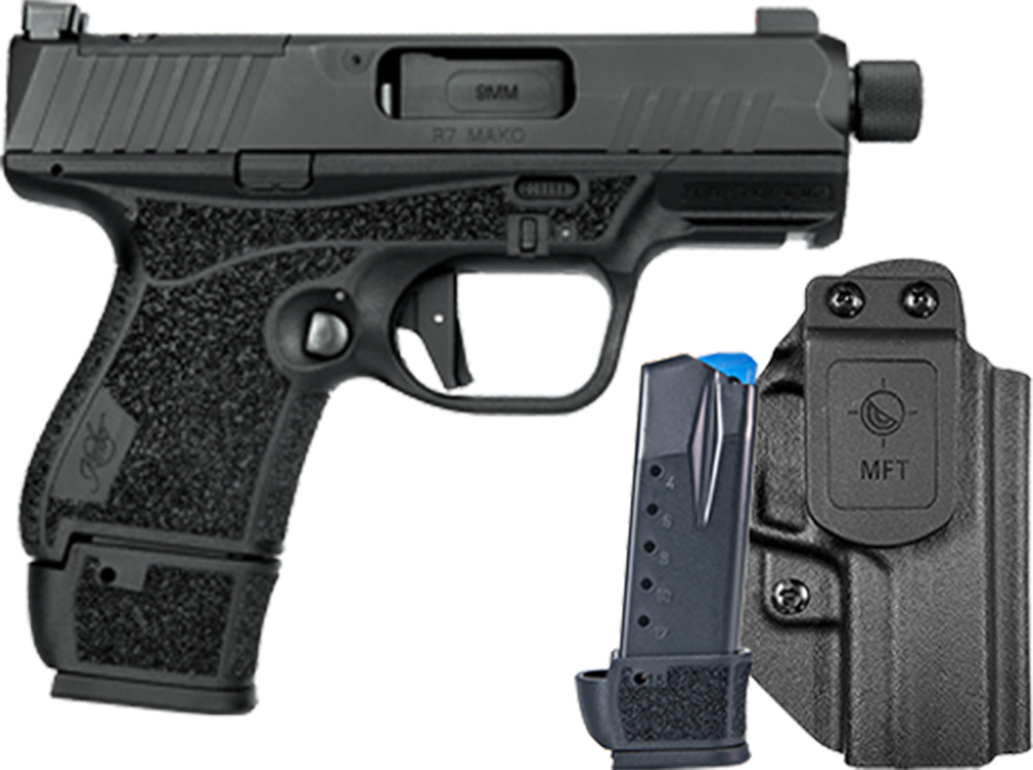 Kimber Mfg.inc 3800033 R7 Mako TSF OR 9mm 15+1 3.92" FNC Stainless... - Kimber - 9mm