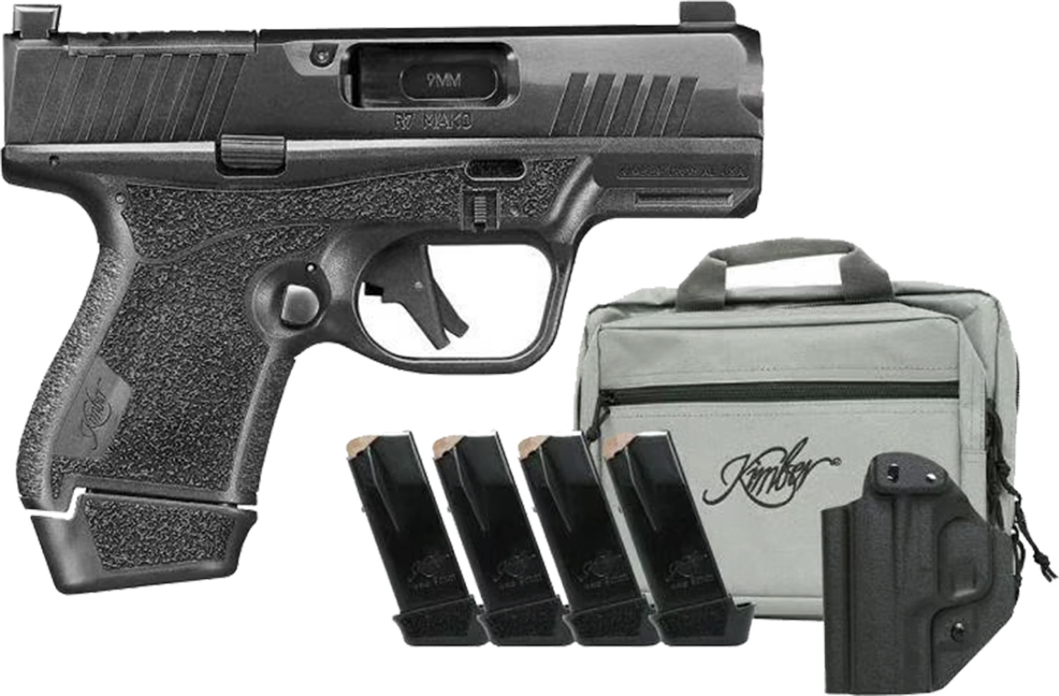 Kimber Mfg Inc 3800034 R7 Mako Bundle Sub-Compact Frame 9mm Luger 15+1...