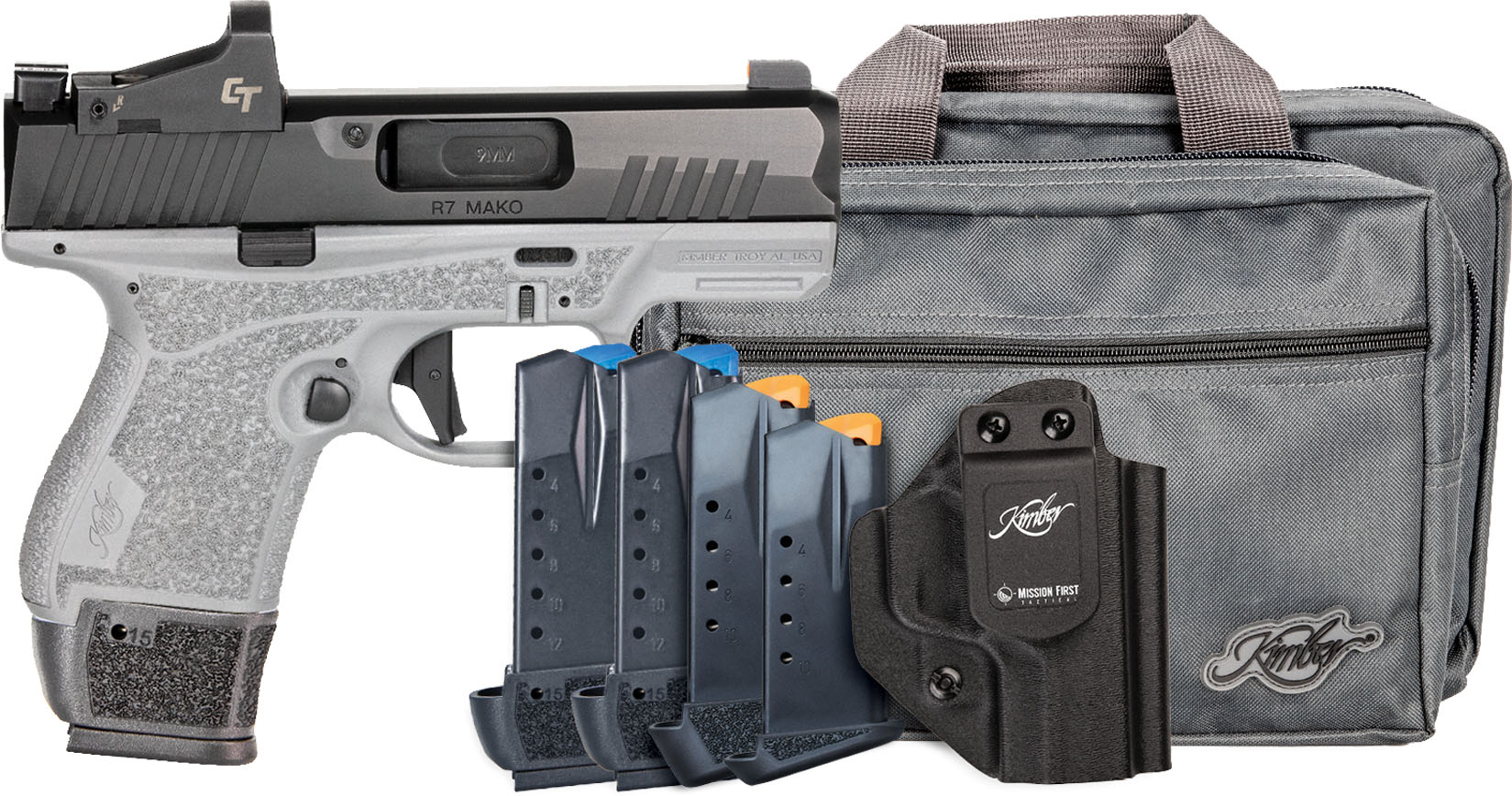 Kimber R7 Mako 9mm 3.37in Barrel Gray 15 Round Striker Fired