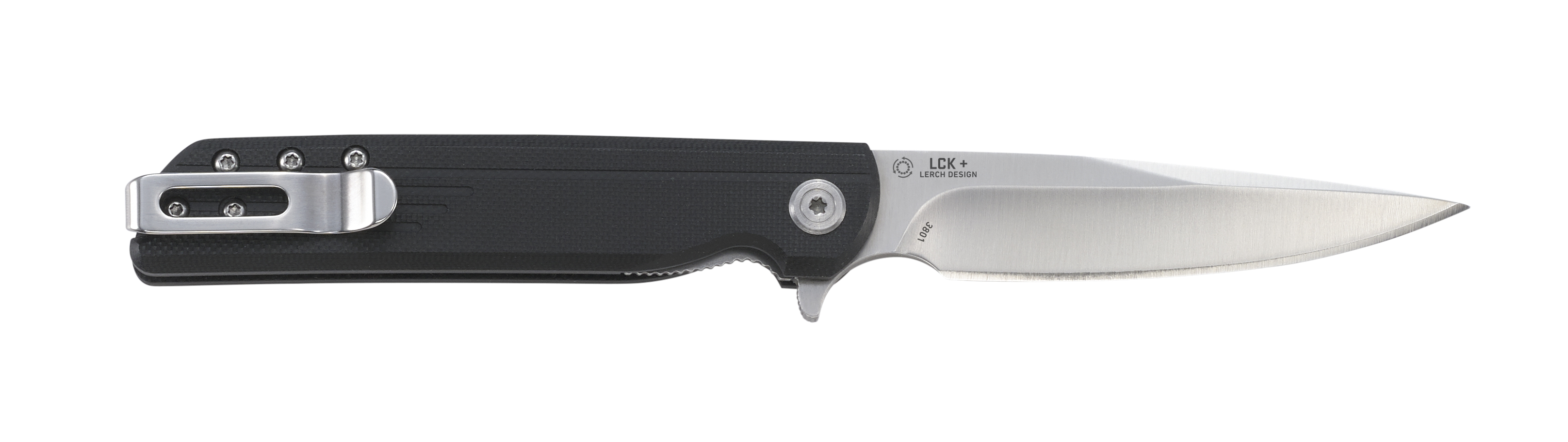 CRKT 3801 LCK+ 3.33" Flip Open Knife with IKBS Bearing and Nylon Scales