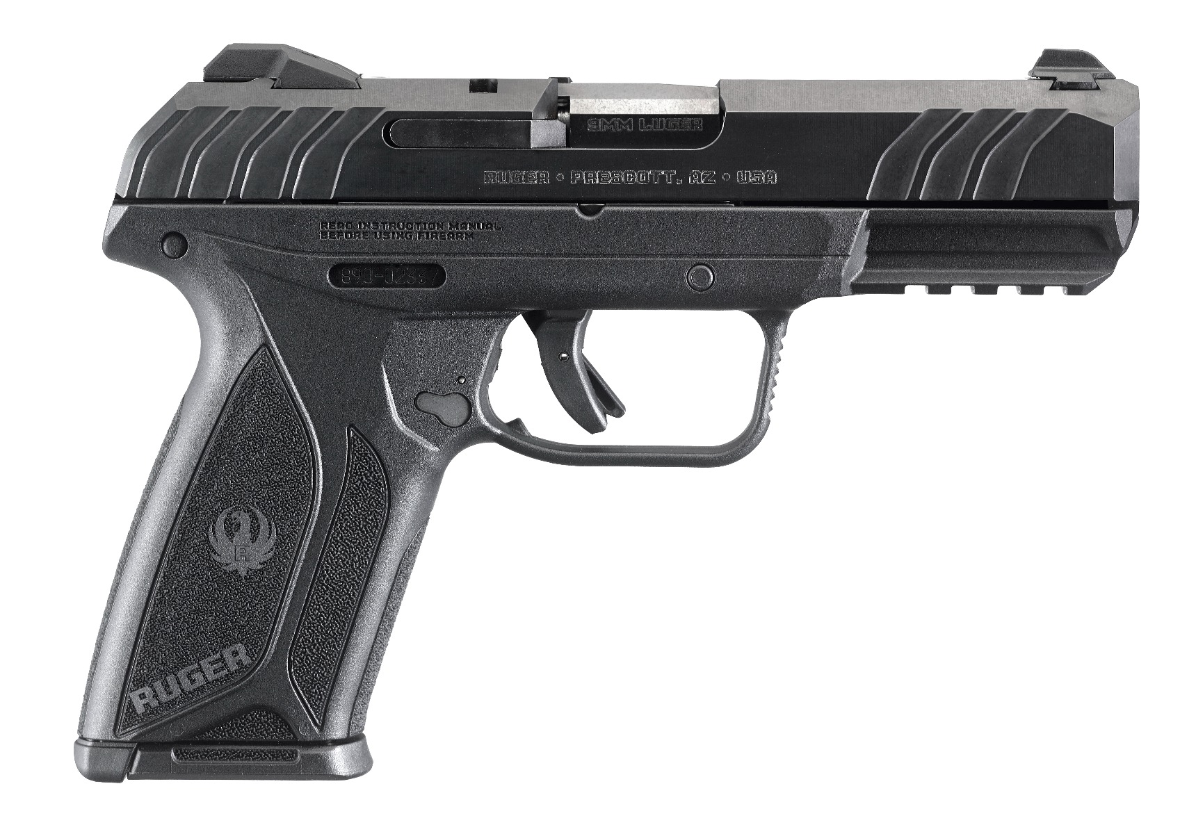 Ruger Security 9 Pistol 9mm 15 + Rounds Adjustable Sights 4" Barrel - Ruger - 9mm