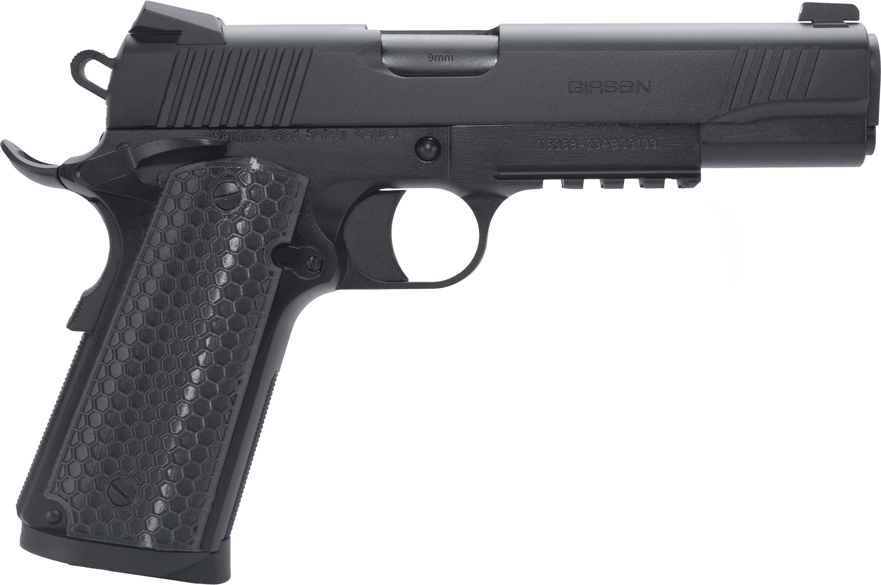 Girsan 392061 MC1911 S Untouchable Full Size Frame 9mm Luger 9+1 5”...