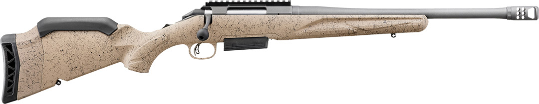 Ruger American Rifle Gen II Ranch .450 Bushmaster 16.4 in FDE 3rd Bolt Acti